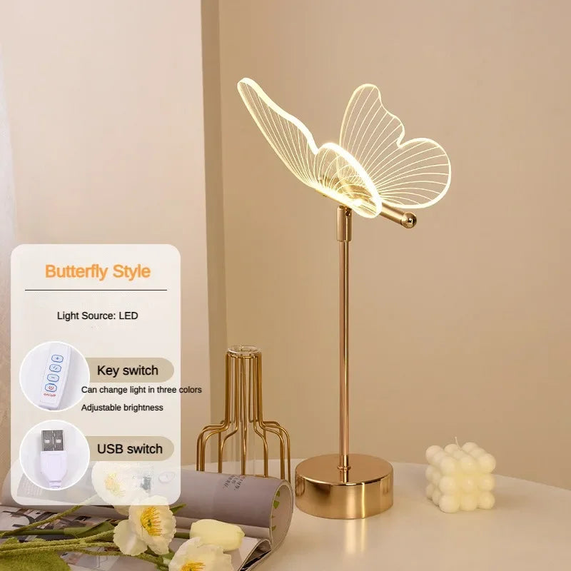 Nordic Butterfly Table Lamp