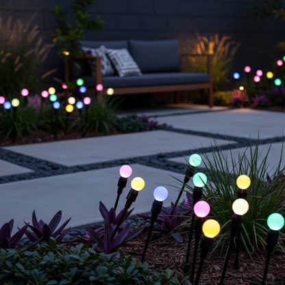Solar Firefly Garden Lights