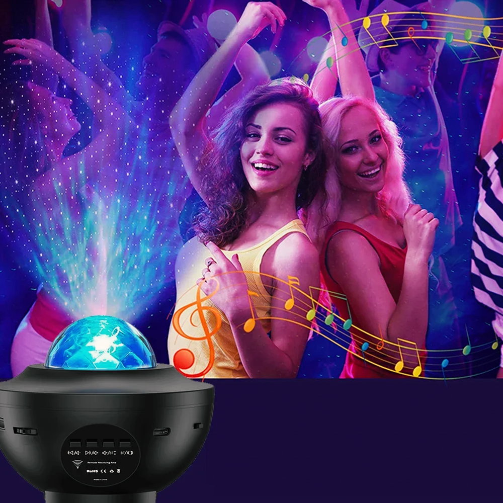Starry Galaxy Bluetooth Projector Lamp