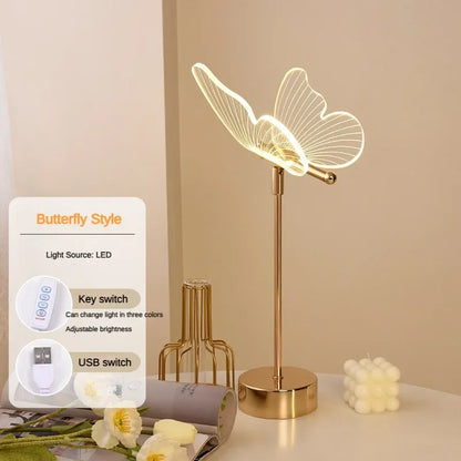 Nordic Butterfly Table Lamp