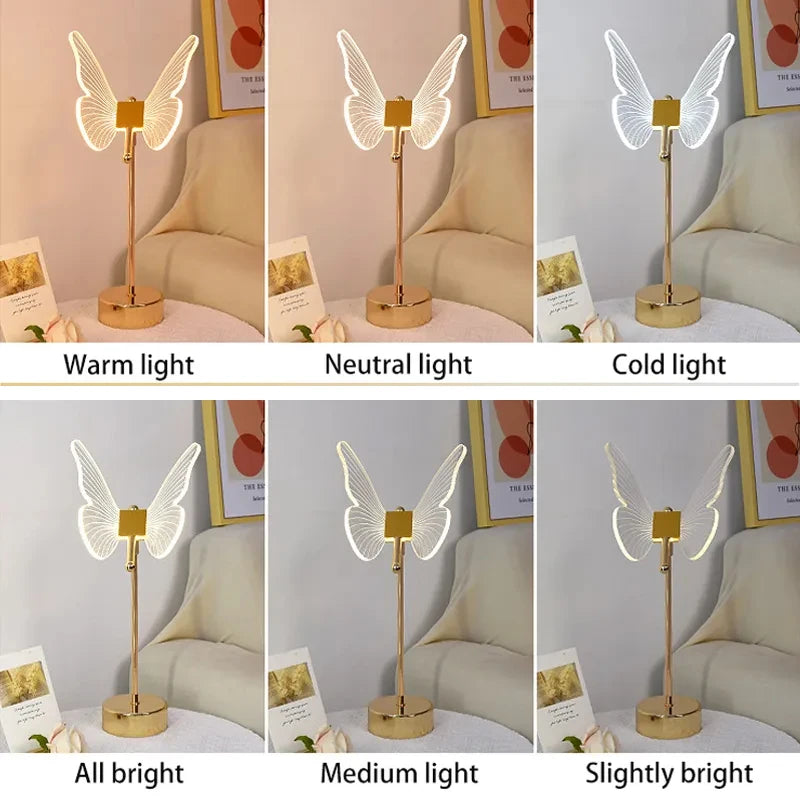 Nordic Butterfly Table Lamp
