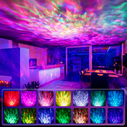 Starry Galaxy Bluetooth Projector Lamp